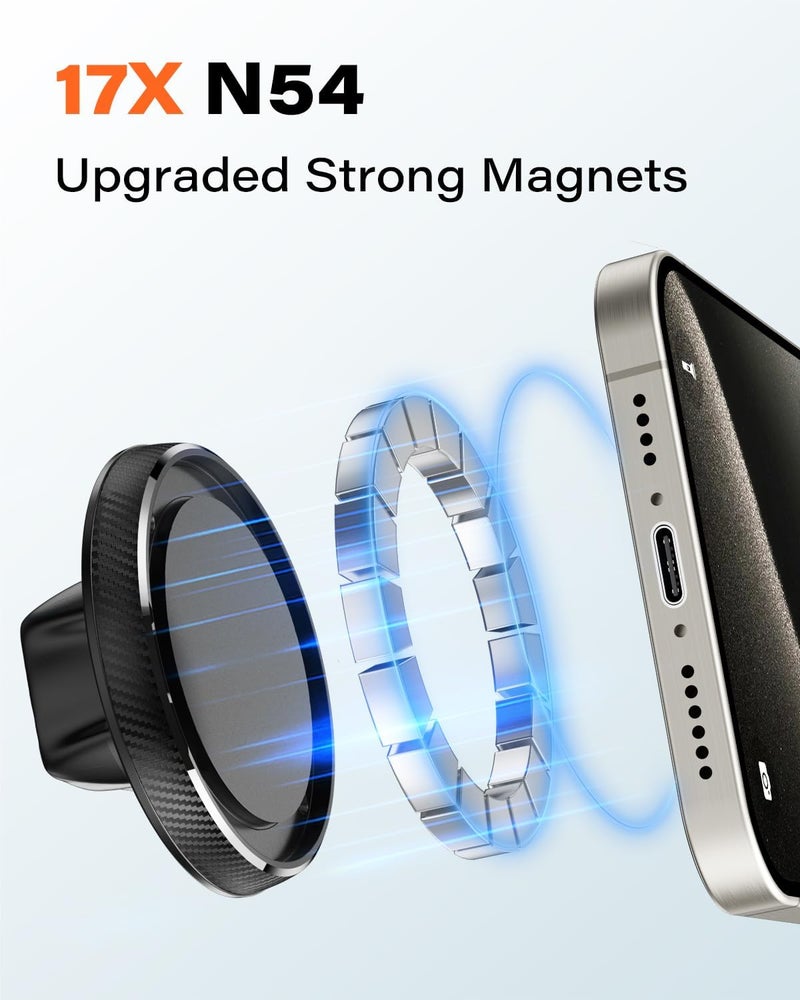 A2C Flexible Gooseneck Phone Holder for iPhone Magsafe, Long Arm Gym Magnetic Phone Holder for Treadmill Peloton, Portable Fitness Home Gym Accessory, Phone Mount for Stroller/Shopping/Golf Cart/Desk - Image 4